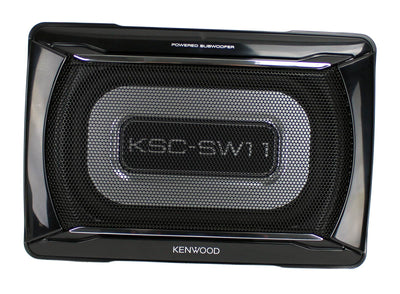 Kenwood 8-1/4x5-1/8" 150W Low-Profile Amplified Car Subwoofer Enclosure (Used)