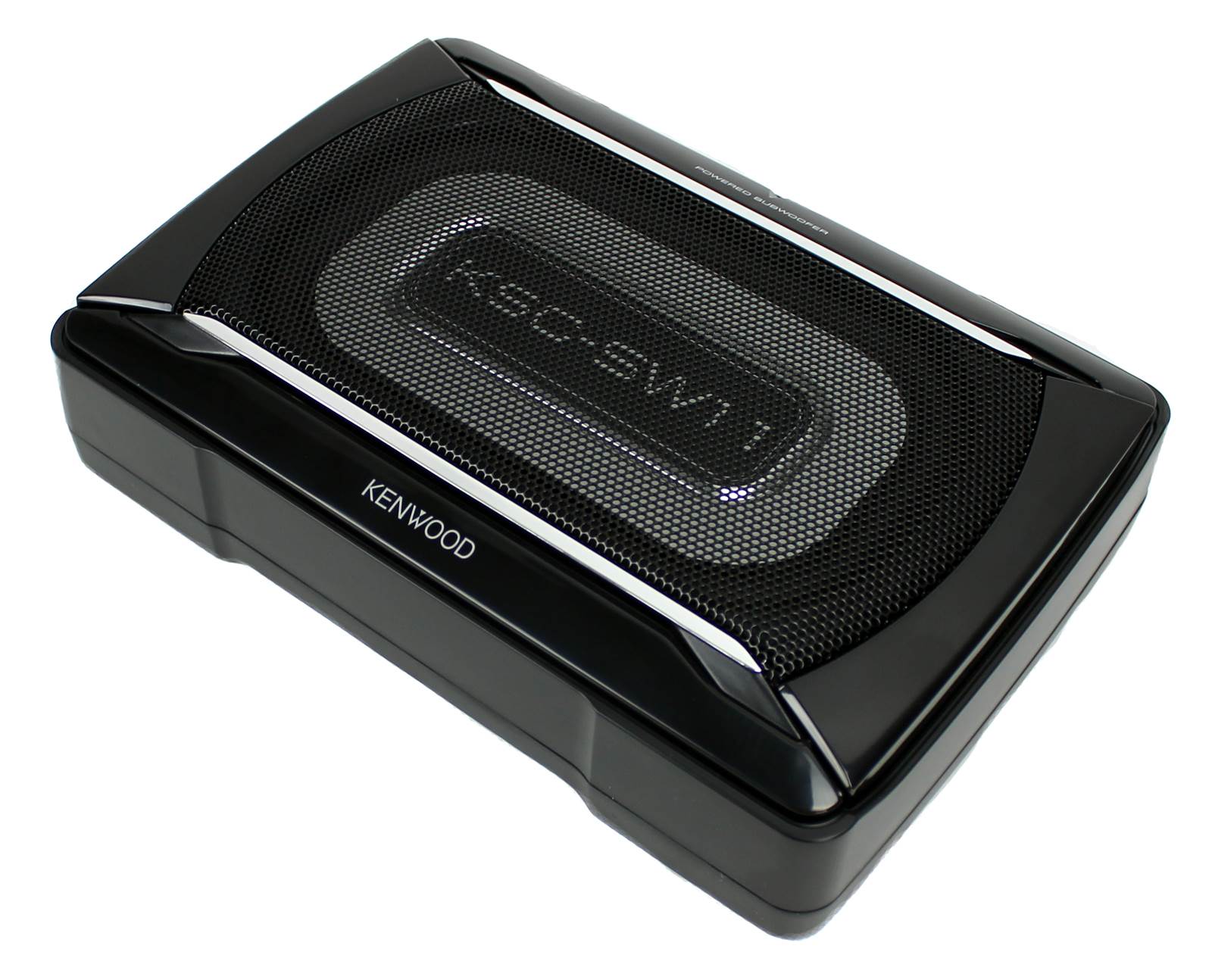 Kenwood 8-1/4x5-1/8" 150W Low-Profile Amplified Car Subwoofer Enclosure (Used)