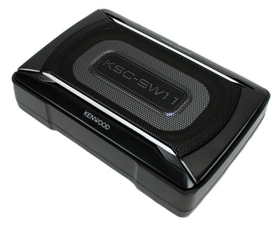 Kenwood 8-1/4x5-1/8" 150W Low-Profile Amplified Car Subwoofer Enclosure (Used)