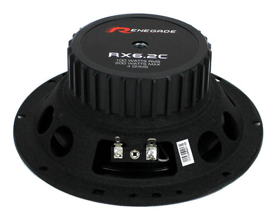 Renegade RX6.2C 6.5" 200W 2 Way Car Components + 2) 6x9" 300W 3-Way Car Speakers