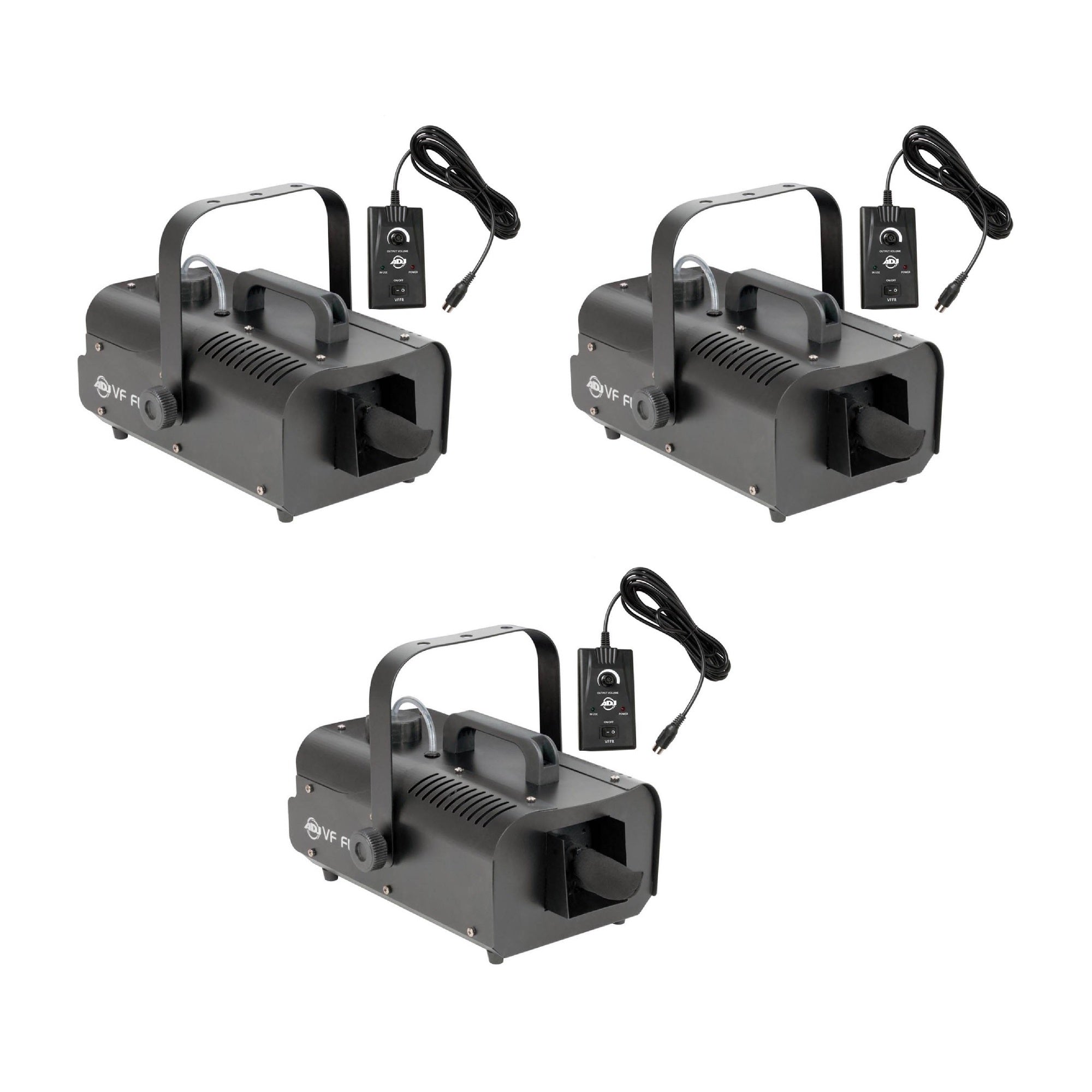American DJ Snow Machine 600W High Output Area Effect with Wired Remote (3 Pack)