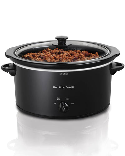 Hamilton Beach 8 & 5 Quart Portable Slow Cookers w/Bonus Party Dipper Set- 33182