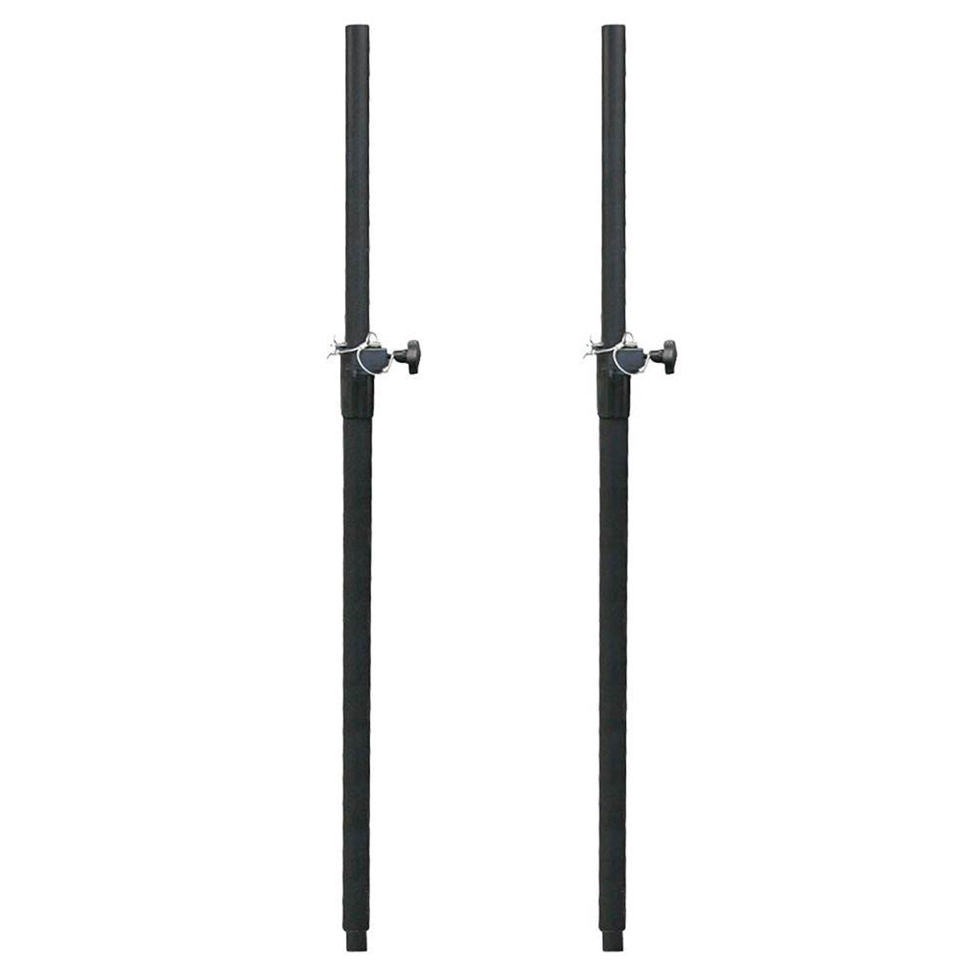 PylePro PSTND3 58" Adjustable Anodized Aluminum Speaker Extension Pole (2 Pack)