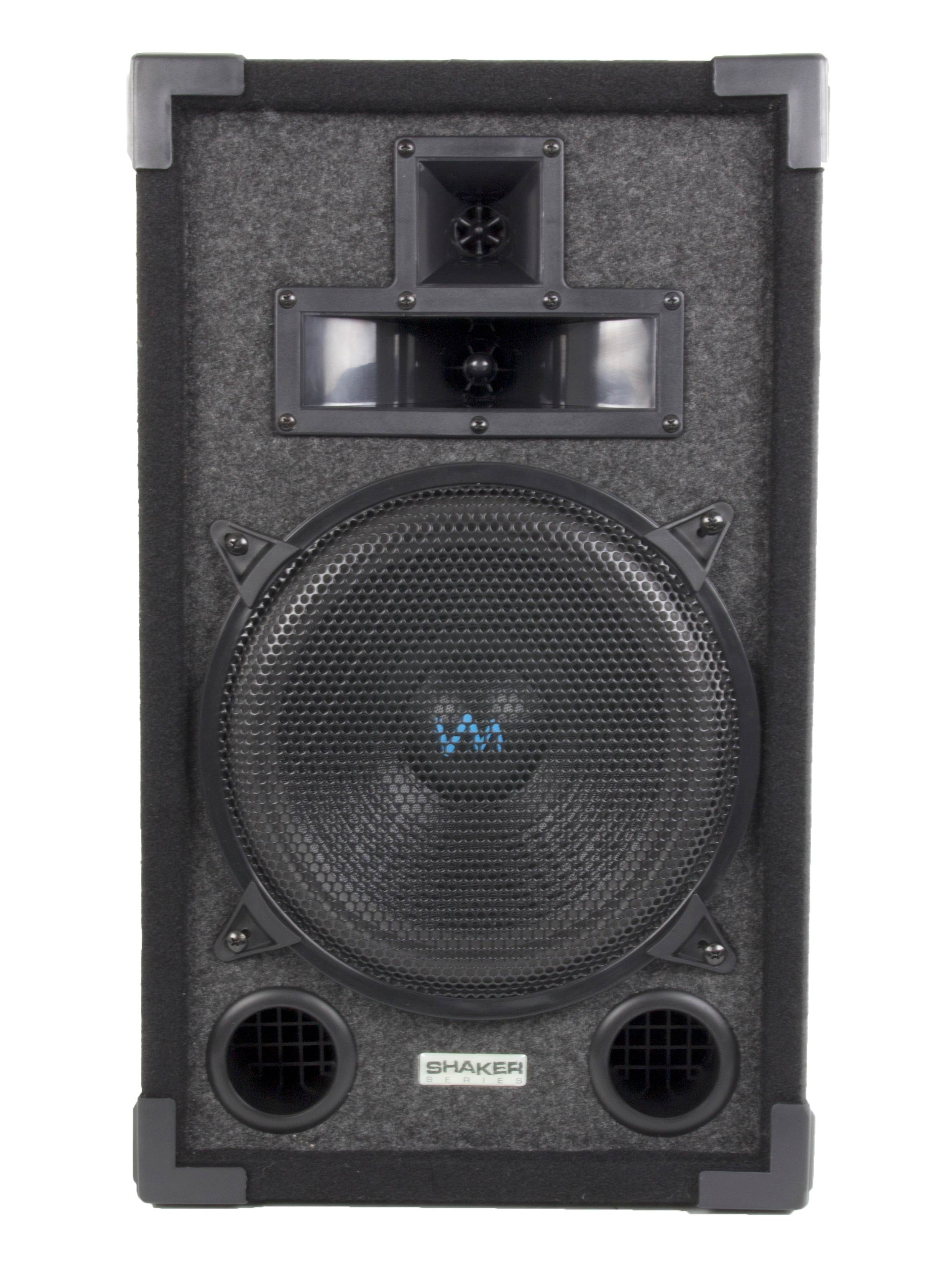 New VM Audio VAS310P 600 Watt 3 Way 10" DJ Passive Loud Speaker + Tripod Stand