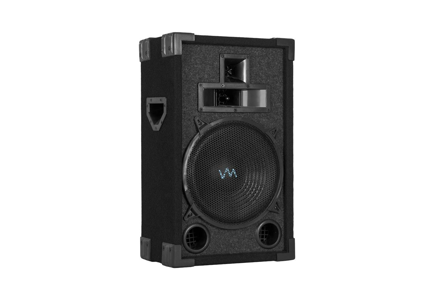 New VM Audio VAS310P 600 Watt 3 Way 10" DJ Passive Loud Speaker + Tripod Stand