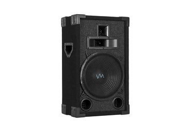 New VM Audio VAS310P 600 Watt 3 Way 10" DJ Passive Loud Speaker + Tripod Stand