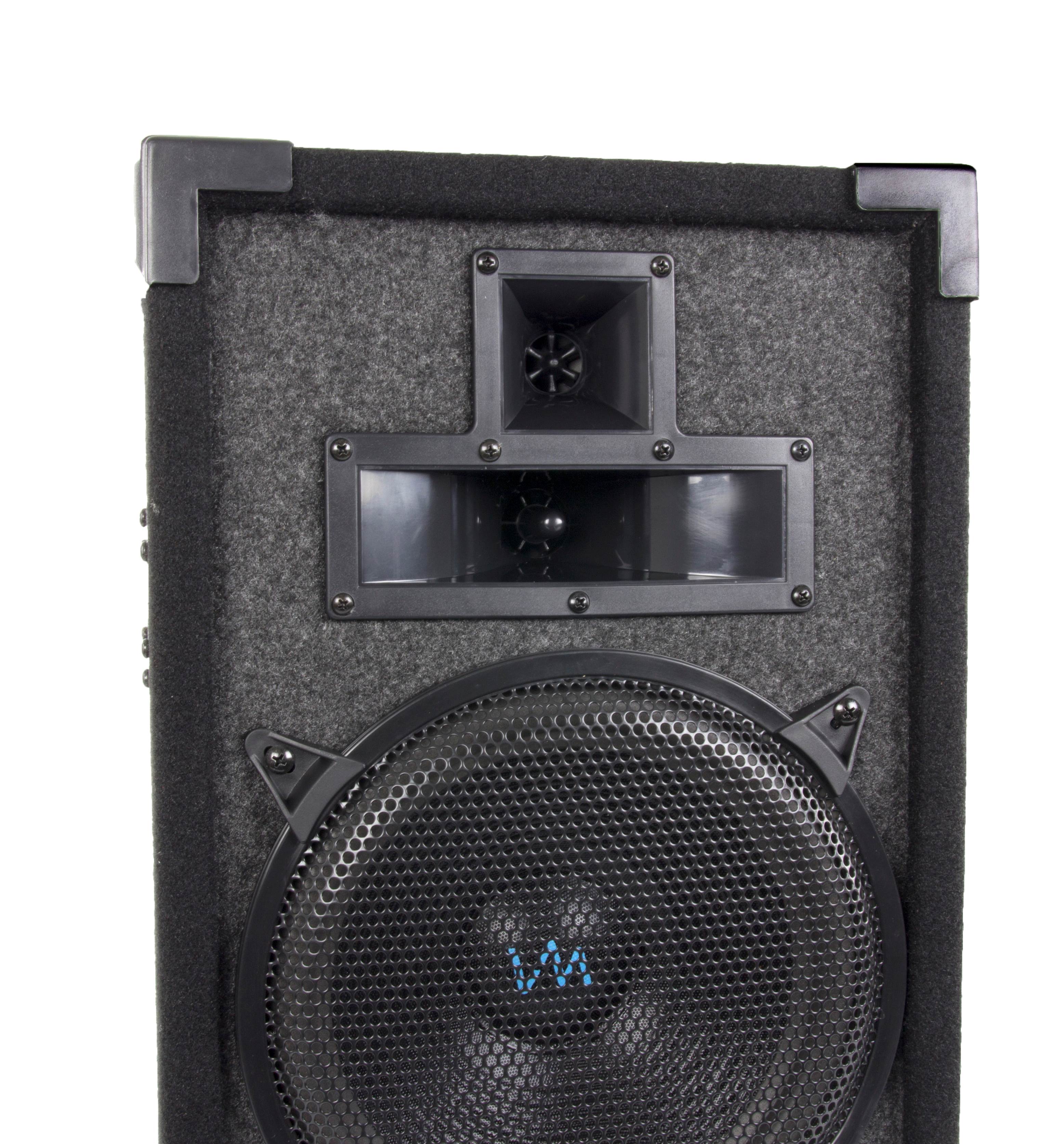 New VM Audio VAS310P 600 Watt 3 Way 10" DJ Passive Loud Speaker + Tripod Stand
