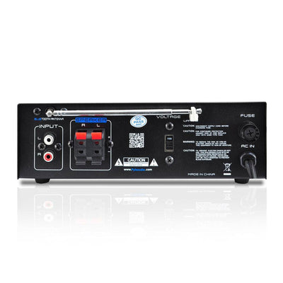Pyle PCAU48BT Mini Blues Series 2 Channel Bluetooth Amplifier Stereo (4 Pack)