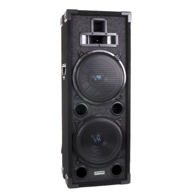 VM Audio 8 Inch 800 Watt 4 Way DJ Passive Loud Speaker System + Tripod Stand