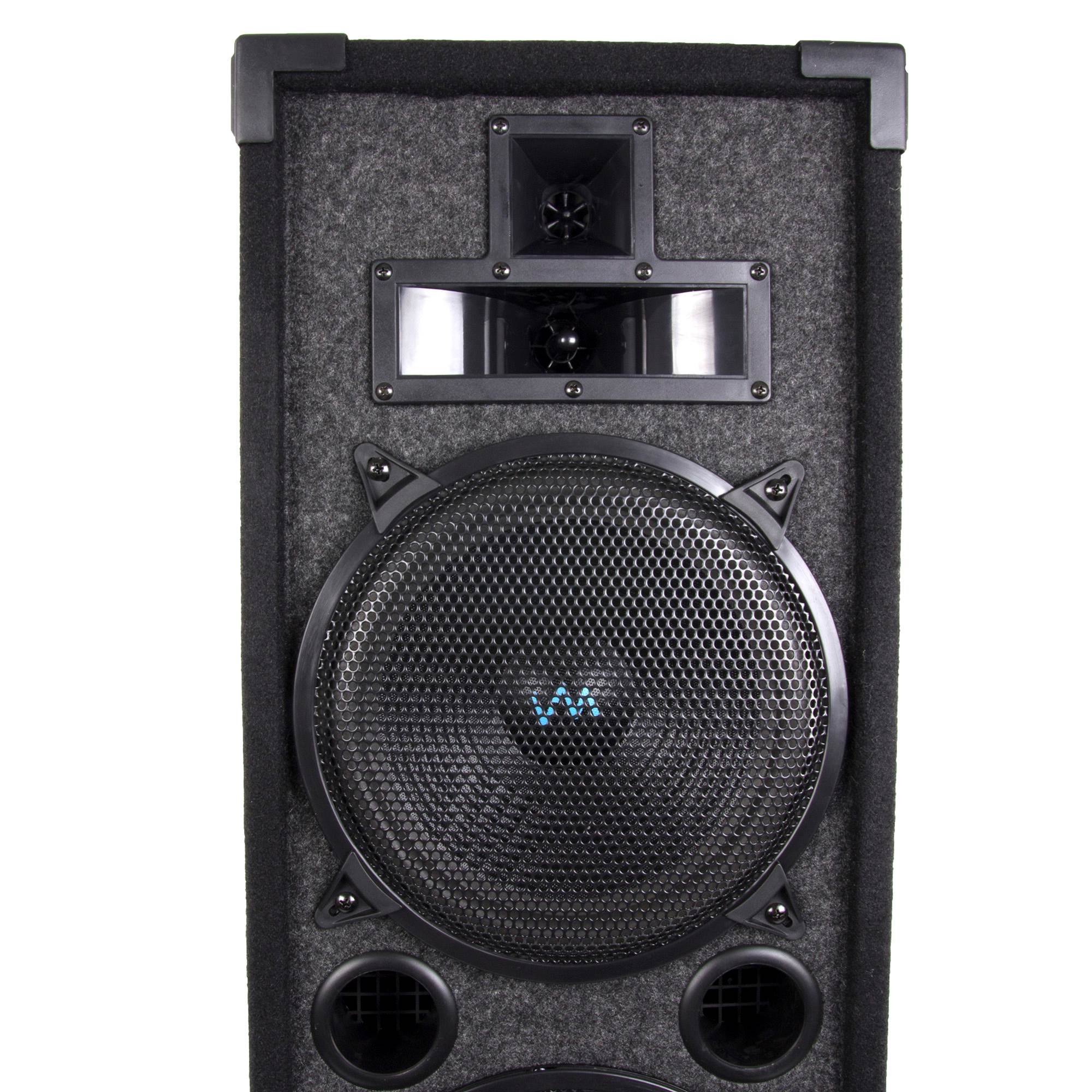 VM Audio 8 Inch 800 Watt 4 Way DJ Passive Loud Speaker System + Tripod Stand