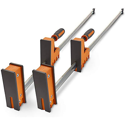 Bora Tool 24 Inch 1100 Pound Strength Parallel Woodworking Clamp Set (Open Box)