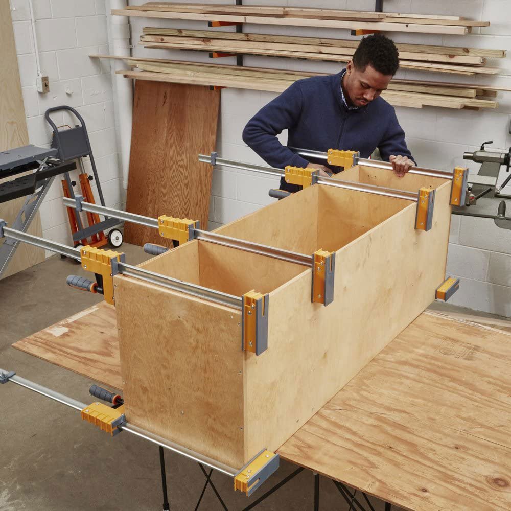 Bora Tool 24 Inch 1100 Pound Strength Parallel Woodworking Clamp Set (Open Box)