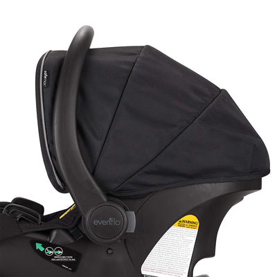 Evenflo Pivot Xpand Stroller & SafeMax Infant Car Seat System, Black (Open Box)