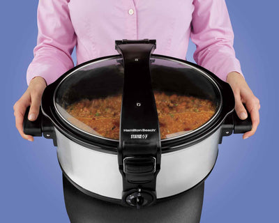Hamilton Beach 7 & 4 Quart Two Appliance Slow Cooker Bundle | 33472 + 33141