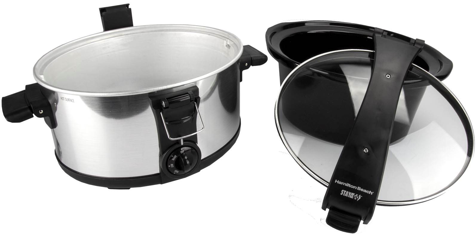 Hamilton Beach 7 & 4 Quart Two Appliance Slow Cooker Bundle | 33472 + 33141