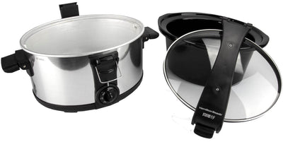 Hamilton Beach 7 & 4 Quart Two Appliance Slow Cooker Bundle | 33472 + 33141