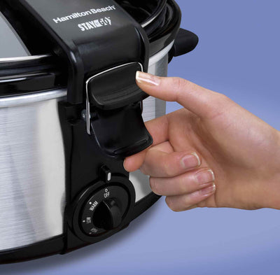 Hamilton Beach 7 & 4 Quart Two Appliance Slow Cooker Bundle | 33472 + 33141
