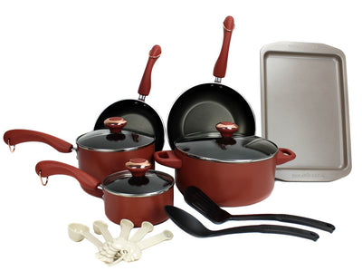 Paula Deen 13-Piece Kitchen Cookware Set Nonstick Pots Home Pans - Missing Pan