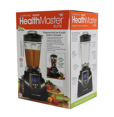 Montel Williams HealthMaster Elite 1200W Fruit & Vegetable Blender - Open Box