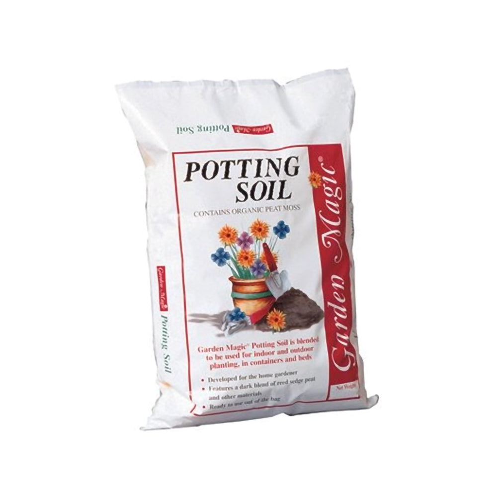 Michigan Peat 5720 Garden Magic Potting Soil Mix, 20 Pound Bag (2 pack) - VMInnovations