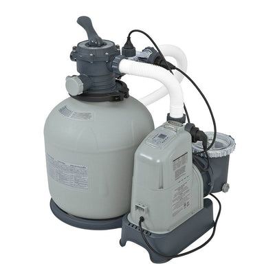 Intex 2650 GPH Saltwater System Filter Pump Swimming Pool 28679EG (For Parts)
