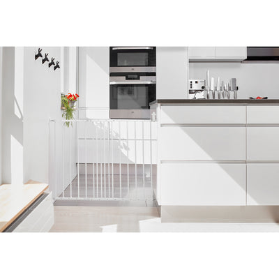 BabyDan MultiDan Wall Mount 24.6-42" Doorway Safety Baby Metal Gate (2 Pack) - VMInnovations