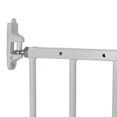 BabyDan MultiDan Wall Mount 24.6-42 Inch Doorway Safety Baby Gate, White Metal - VMInnovations