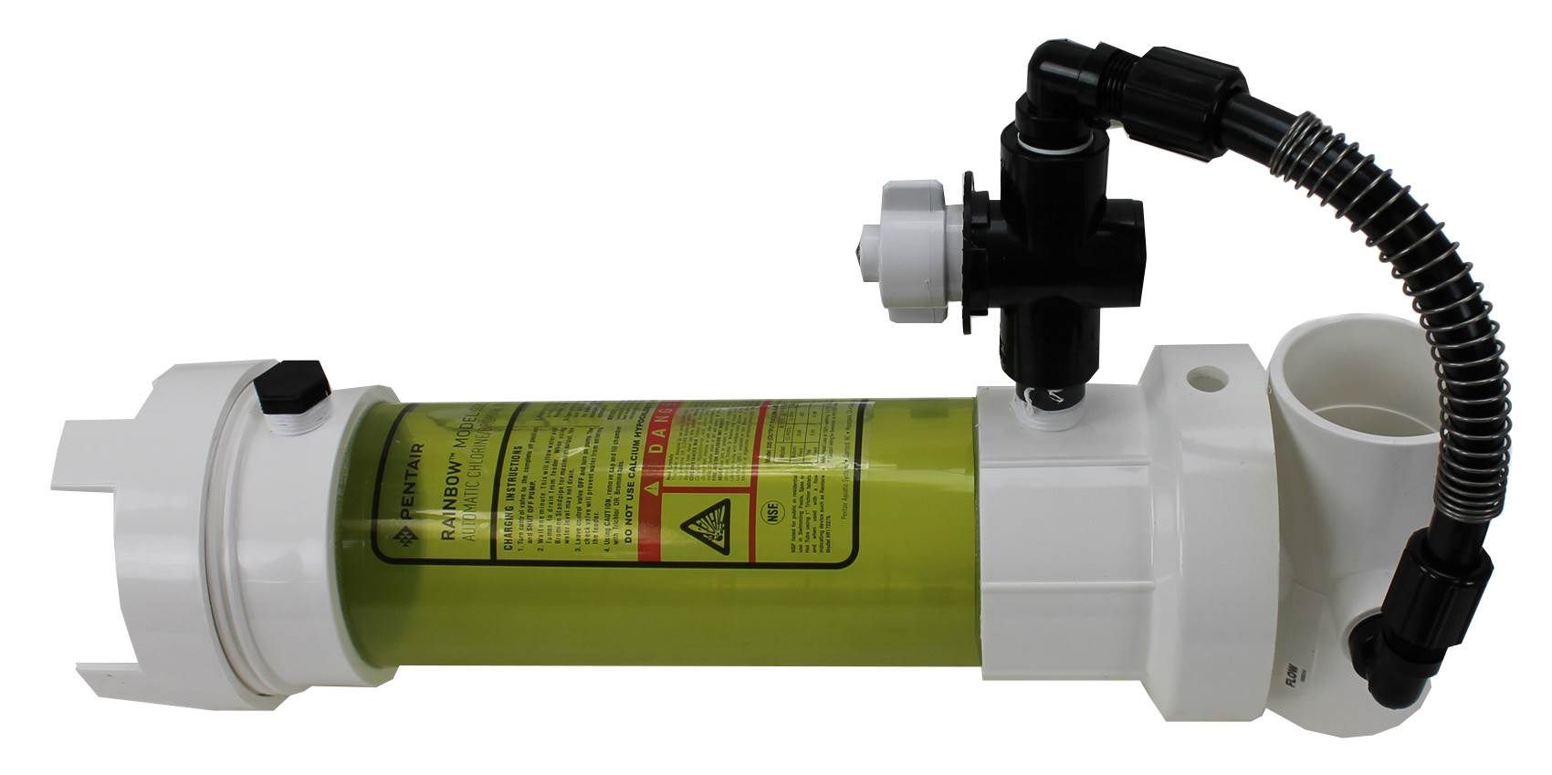 Pentair Rainbow 320C In-Line Pool Automatic Chlorine Bromine Feeder | Used