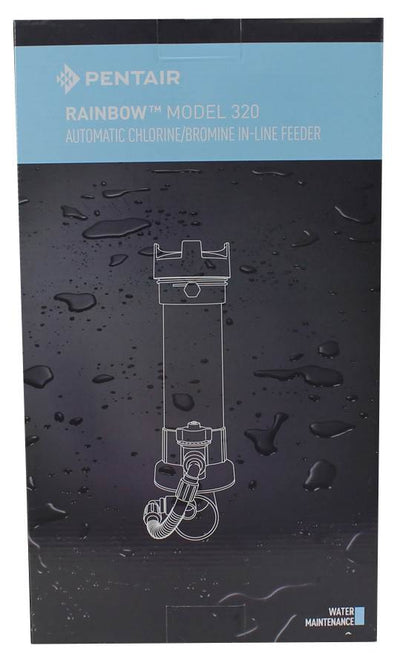 Pentair Rainbow 320C In-Line Pool Automatic Chlorine Bromine Feeder | Used