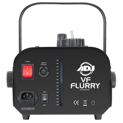 ADJ VF Flurry Snow Machine 600W High Output w/ Wired Remote & 1G Snow Fluid - VMInnovations