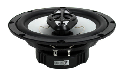 4) NEW BOSS NX654 6.5" 800W 4-Way Car Audio Coaxial Speakers + 4 Channel Amp