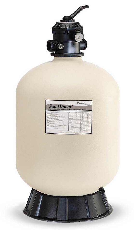 Pentair 145322 SD60 GPM Sand Dollar Top Mount Swimming Pool Filter 2.3 Sq Ft