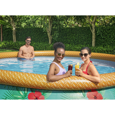 Bestway 15'x33'' Fast Set Paradise Palms Inflatable Swimming Pool Set (Open Box)