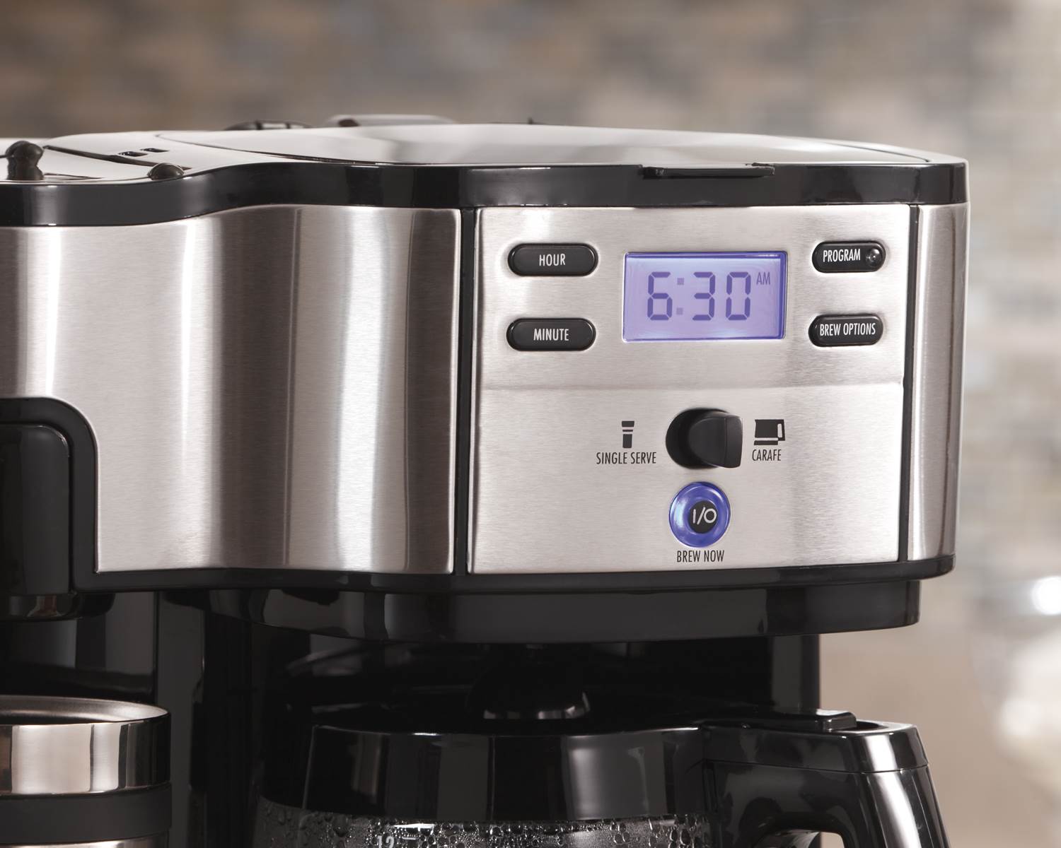 Hamilton Beach 4 Slice Toaster Oven & 12 Cup Digital Coffee Maker Kitchen Bundle