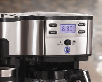 Hamilton Beach 4 Slice Toaster Oven & 12 Cup Digital Coffee Maker Kitchen Bundle
