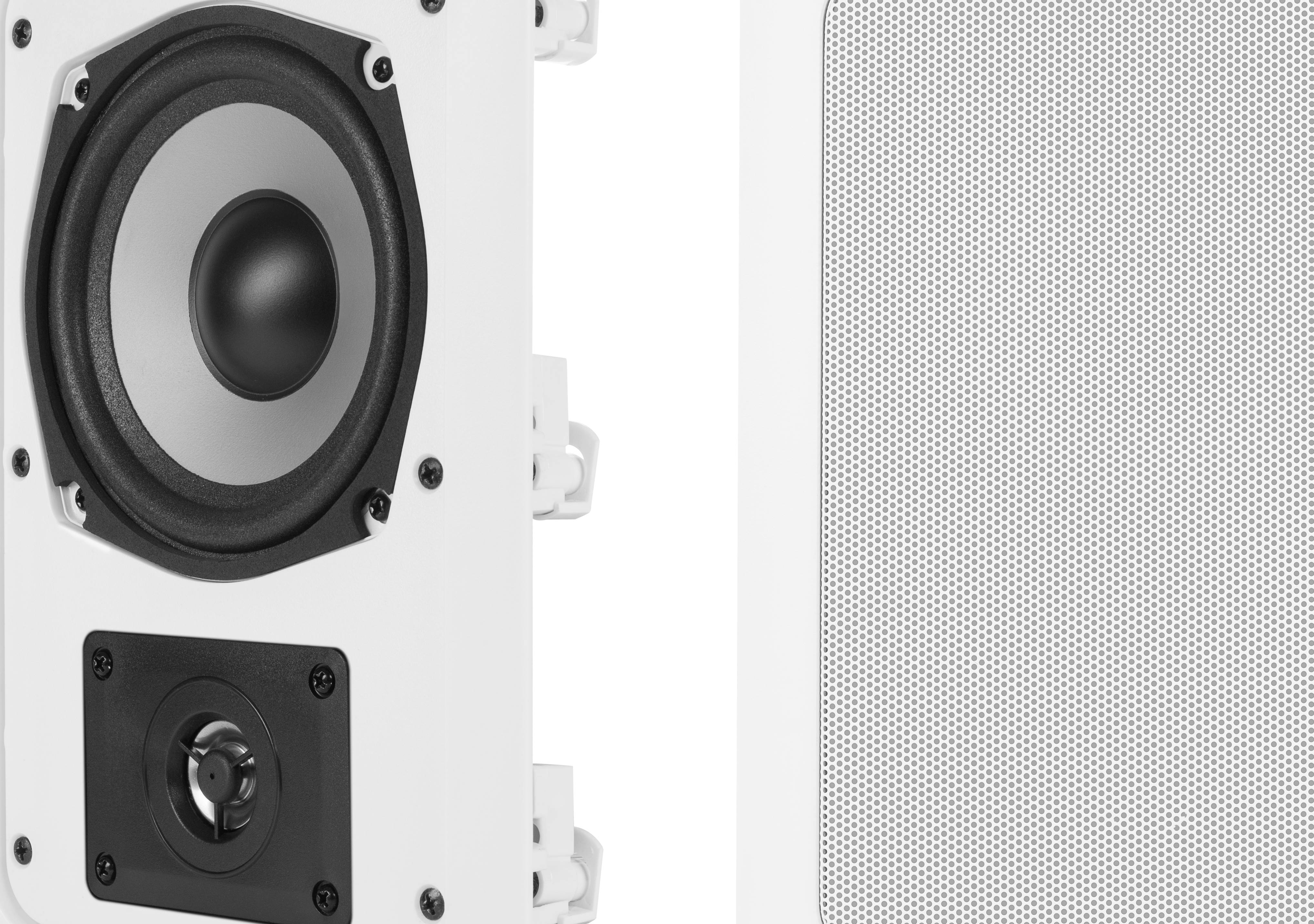 VM AUDIO Shaker 5.25" 5.1 Full Surround Sound System - 3 In Wall and 2 Ceiling