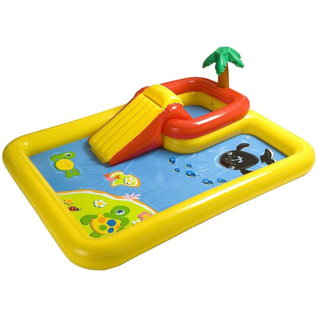 Intex Ocean Play Center Kids Inflatable Wading Pool - 57454EP (Open Box) - VMInnovations