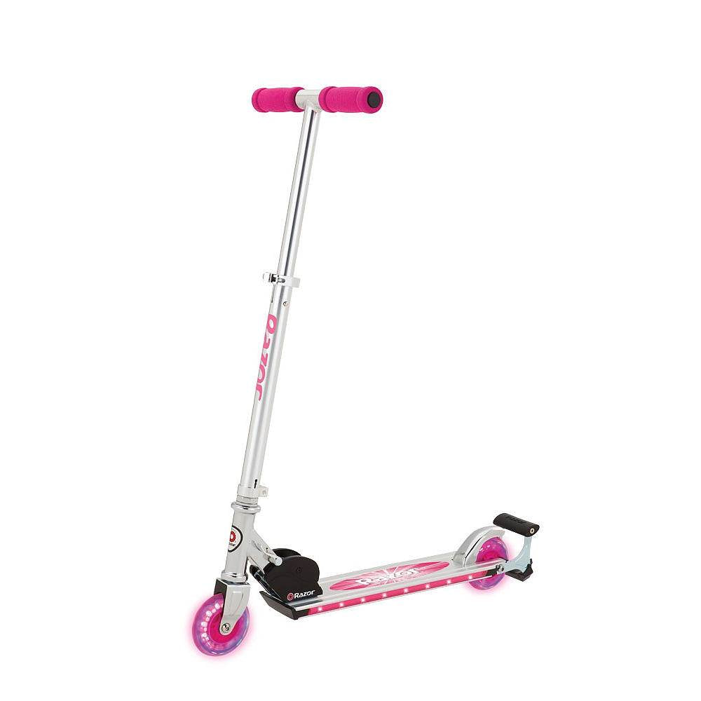 Razor Spark 2.0 Aluminum Folding Kick Scooter w/ LED Lights - Pink | 13010463