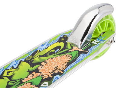 Razor Wild Style Kids Folding Push Kick Scooter - Green | 13010032 (Open Box)