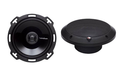 2) Rockford Fosgate P1650 6.5" 110W + 2) 6x9" 150W 2-Way Car Speakers + 400W Amp