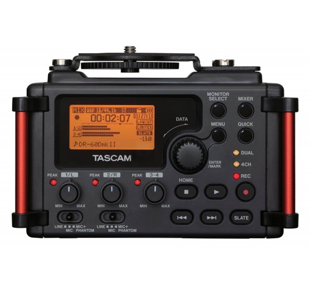 Tascam 4-Channel Linear PCM Audio Portable DSLR Film Recorder/Mixer (Open Box)