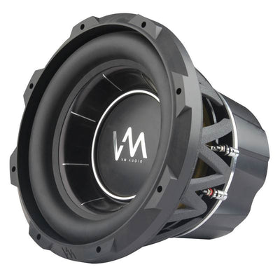 2) VM Audio ECW120 Encore 12" Subwoofers + Q-POWER Dual Sealed Sub Box Enclosure