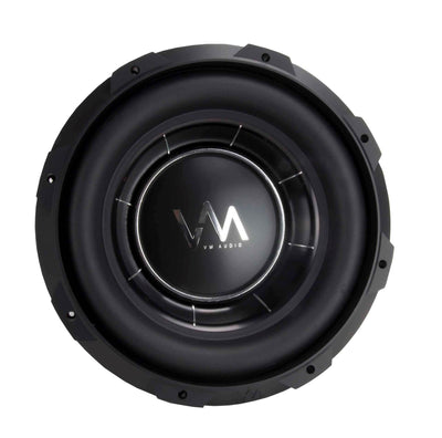 2) VM Audio ECW120 Encore 12" Subwoofers + Q-POWER Dual Sealed Sub Box Enclosure