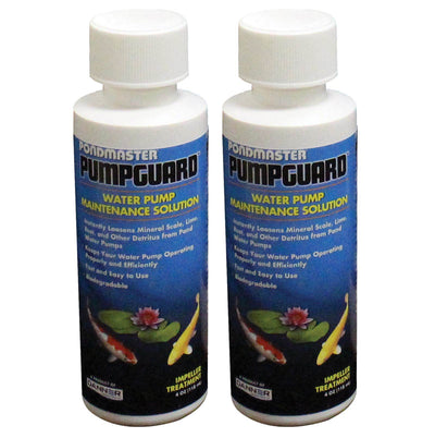 (2) PumpGuard 03905 Pond Pump Maintenance Solution Bottles | 8 oz.