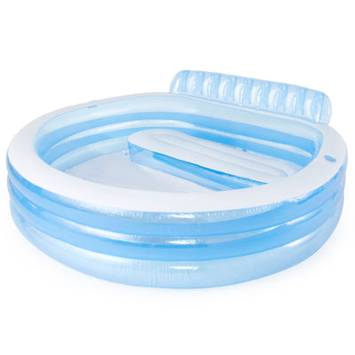 Intex Swim Center Inflatable Family Lounge Pool, 88in x 30in (For Parts)