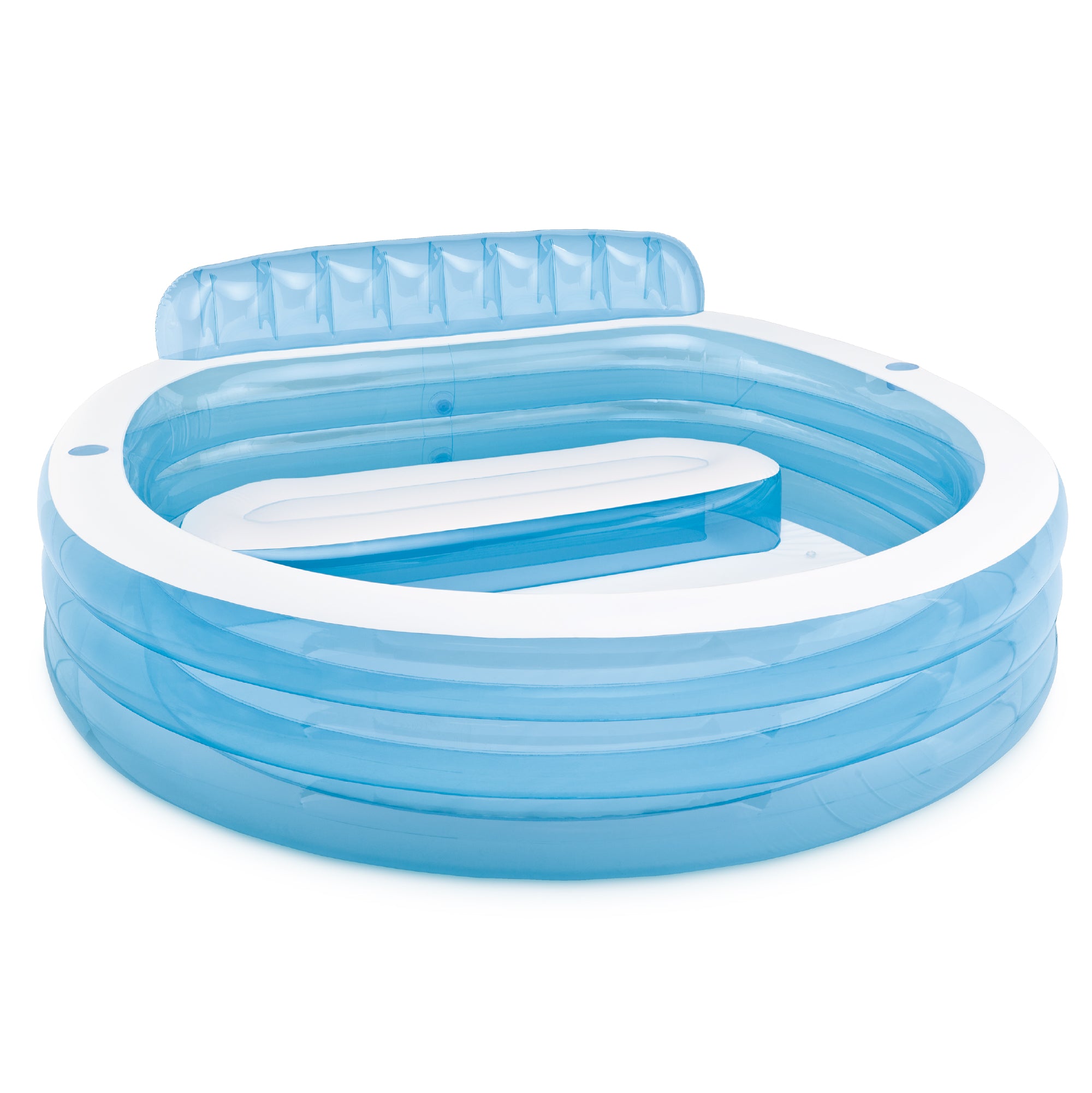 Intex Swim Center Inflatable Family Lounge Pool with built in Bench (Open Box)
