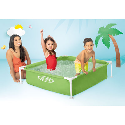 48 x 12 Inch Mini Frame Kids Beginner Kiddie Pool, Color Varies (For Parts)