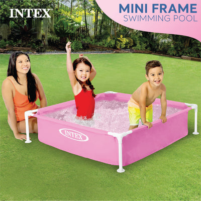 Mini Frame Kids 48x48x12 Inch Beginner Kiddie Swimming Pool, Color Varies (Used)