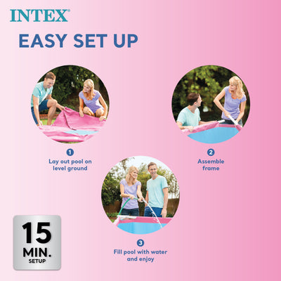 Intex Mini Frame 48”x48”x12” Kiddie Swim Pool, Color Varies | 57172EP | Open Box