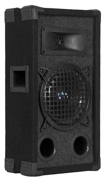 2) VM Audio VAS36P 600 Watt 6" DJ Passive Stage Speakers + 50 Ft Speaker Wire